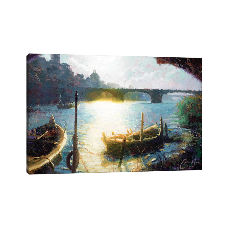 Secrets Of Florence by Christopher Clark - Painting on Canvas, 30.48cm H x 45.72cm W x 1.91cm D, Wrapped Canvas