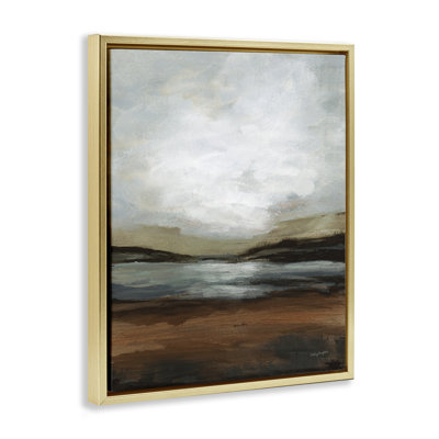 «Copper Creek Landscape Floater», art mural sur toile par Haley Knighten
