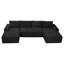 Ensemble de canapé modulaire compressible en forme de U, canapé modulaire de style minimaliste, canapé en tissu velours côtelé pour le salon-1218648144