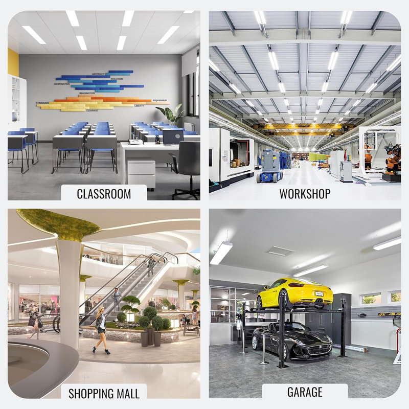 T8 LED Integrated Shop Light