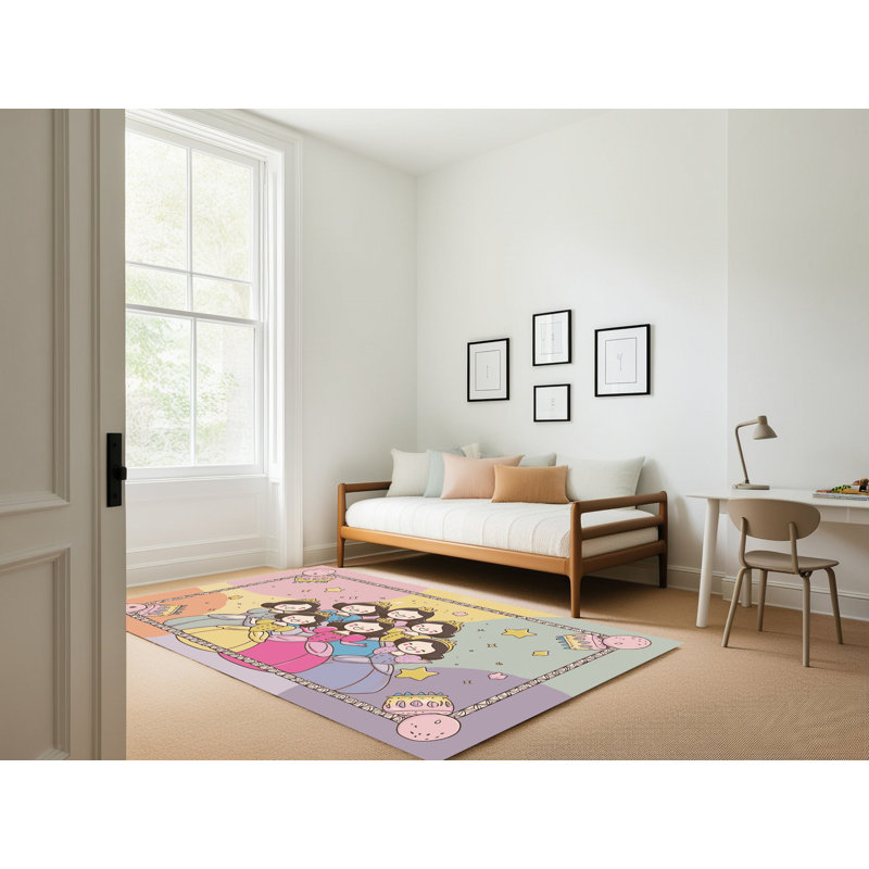 Tapis fantaisie East Urban Home, Rectangulaire 2 pi x 3 pi