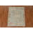 One-of-a-Kind 4'0" X 4'11" New Age Wool Area Rug in Blue