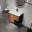 Meuble-lavabo autoportant de 30 po avec lavabo en gel