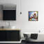  «Happy Bear in Bathaign», art mural encadré flottant par Leon Devenice-331844864-331844870
