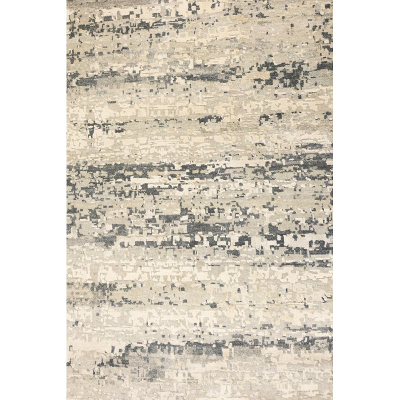 New Indian Marmala Wool And Silk On Cotton 12Ftx15ft1in Silver