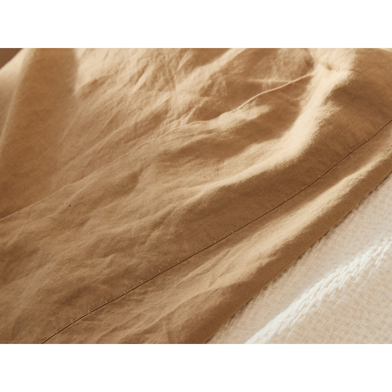 Organic Relaxed Linen Pillowcase, King Pillowcase, Doe