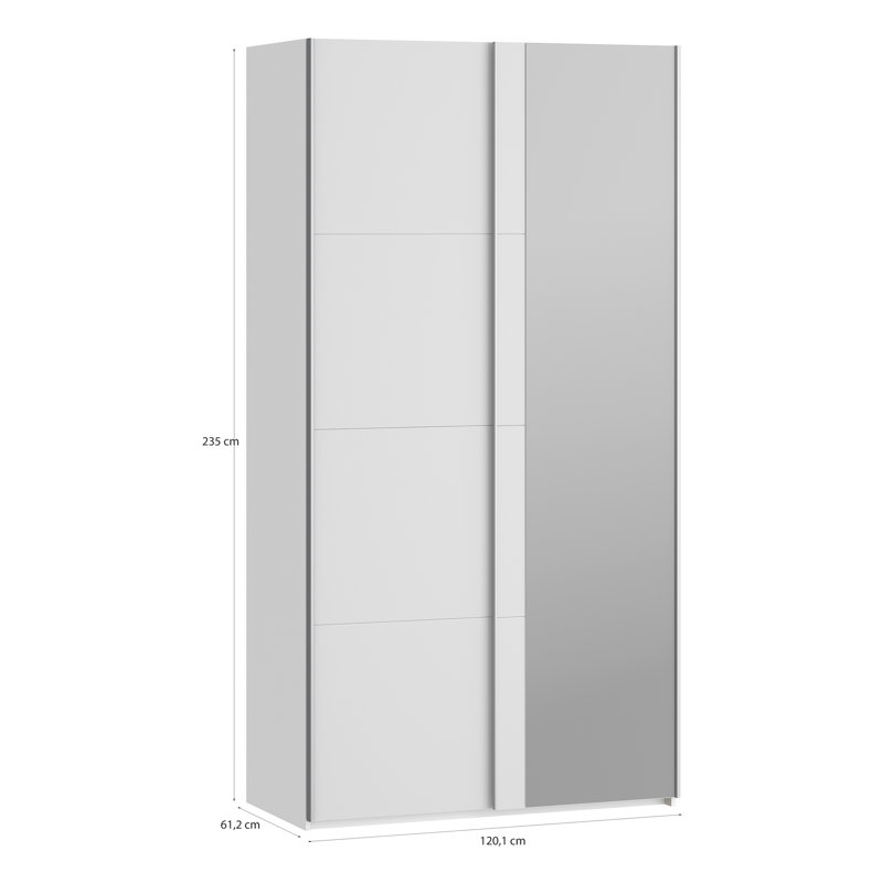 Taqwa 2 Door Manufactured Wood Wardrobe