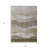 3' X 5' Taupe And Beige Abstract Washable Indoor Outdoor Area Rug
