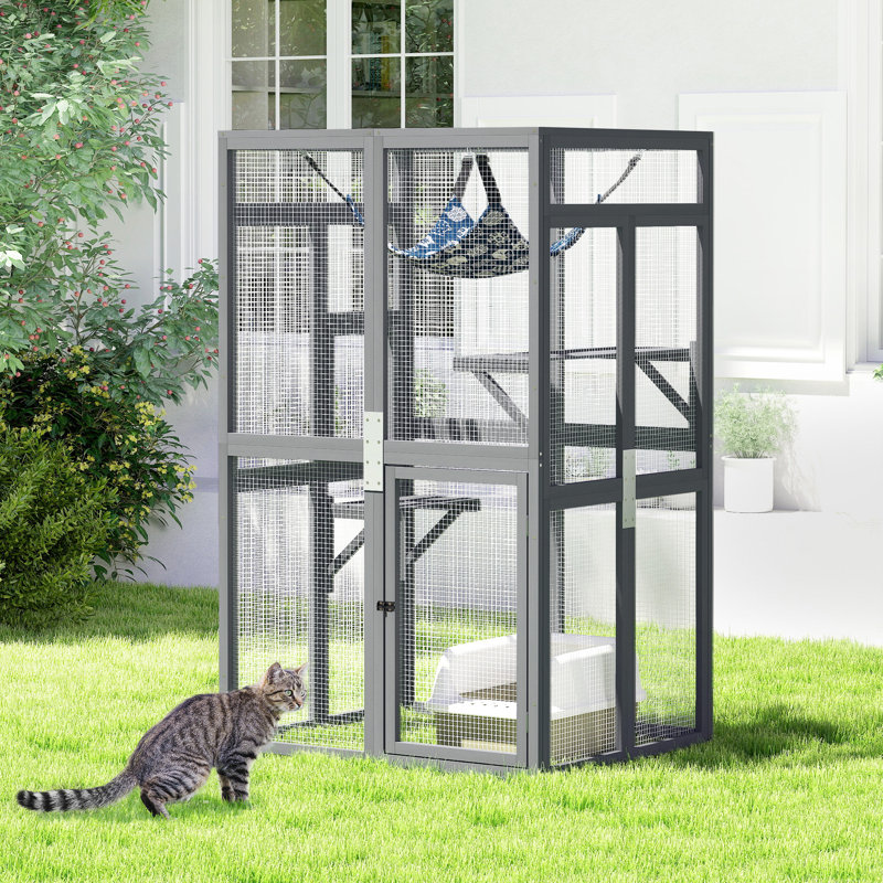 Cat Cage, Grey