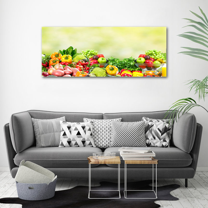 Fruits And Vegetables - Wrapped Canvas Print