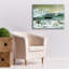  Art mural en toile, "Arctique baleine" par JL Munro, 34 po x 26 po-1649772469