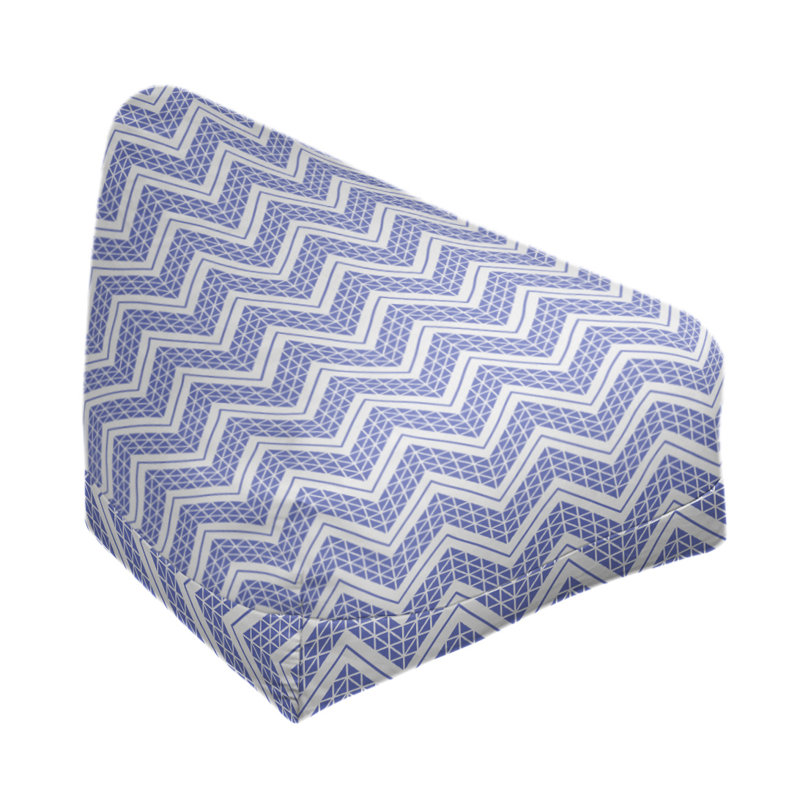 Sac de pois, H 27 po x L 30 po x P 25 po, Bleu, Bourre en polyester