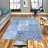 Premium 3D Digital Printed Carpet, 4.0 x 5.9 ft, 100% Polyester, Pile Height: 0.3 in, 650 g/m² | Antibacterial, Non-Slip Underside | Machine Washable, Ideal for Living Room, Bedroom, and Kids' Spaces-2059769404