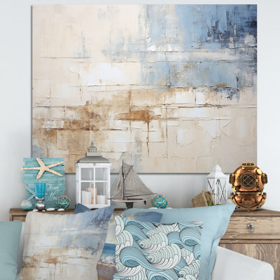 Plourde - Coastal Minimalisme, reproduction d'art sur toile encadrée