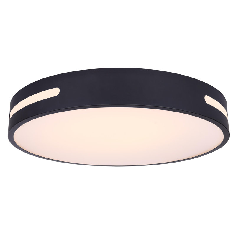 Deovian LED Flush Mount, Black