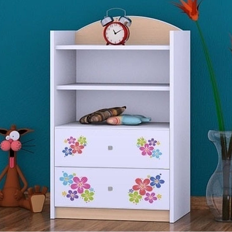Greta 96cm H X 60cm W Kids Cube, Bright Pear