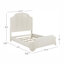 Grand lit blanc Noelle-123386638