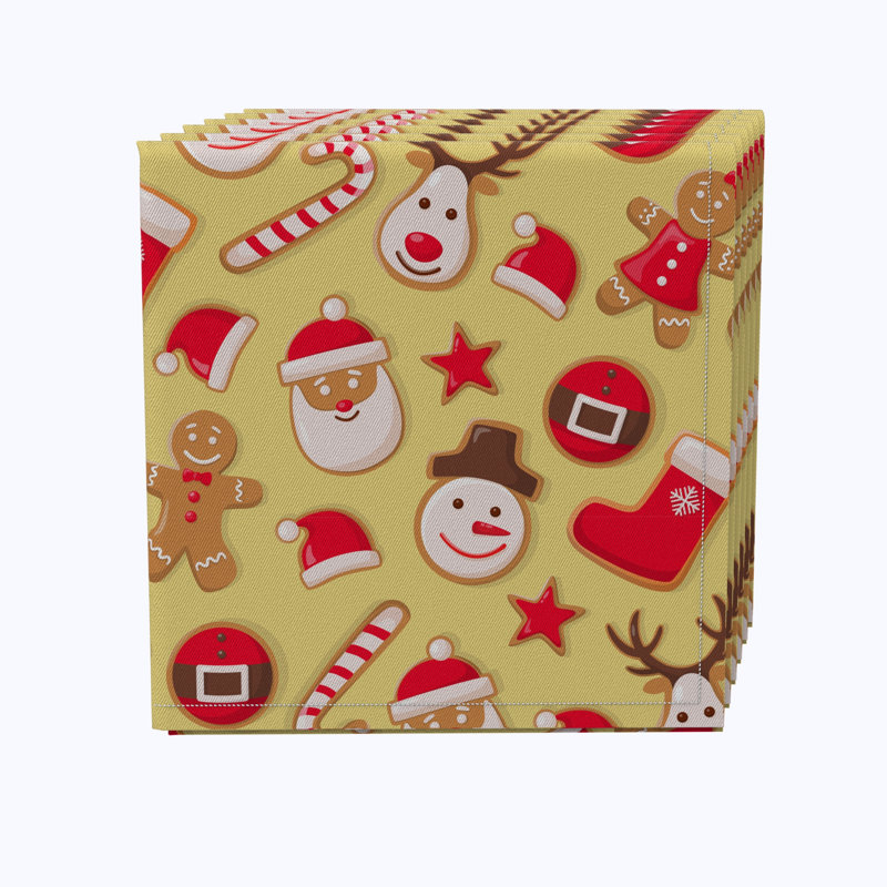 Ellawease Cotton Abstract Square Napkin