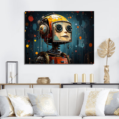 Popart Robot Fusion II - Pop Art Wall Art