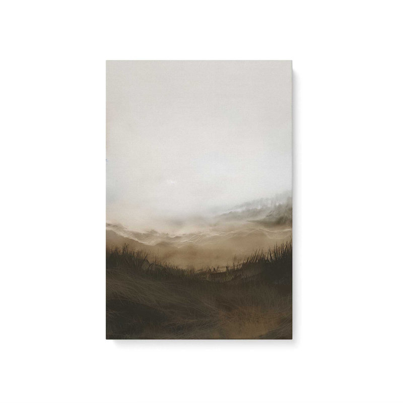 Toile brumeuse Meadows I, H 18 po x l 12 po x P 1,25 po, Toile tendue