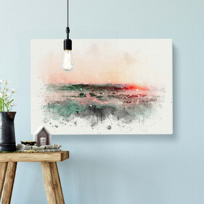 Ocean Splash In Abstract - Wrapped Canvas, 60cm H x 40cm W x 3cm D