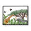 Au-621, estampe numérique, animaux de la jungle, scène, impression-88104522-88104523