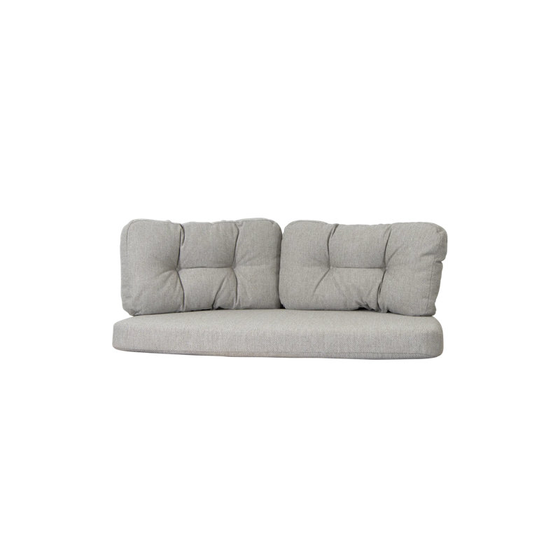 Ocean Large 2-Seater Sofa Cushion Set, Light Brown