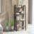  54.5'' H X 22'' W 4-Tier Ladder Bookshelf Industrial Wooden Bookcase with Metal Frame-564117841