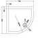 80W*80Dcm Quadrant Single Shower Base in Grey with Low-Profile Aesthetics Design and Non-Slip FeatureQuadrant Single Shower Base in Grey with Low-Profile Aesthetics Design and Non-Slip Feature