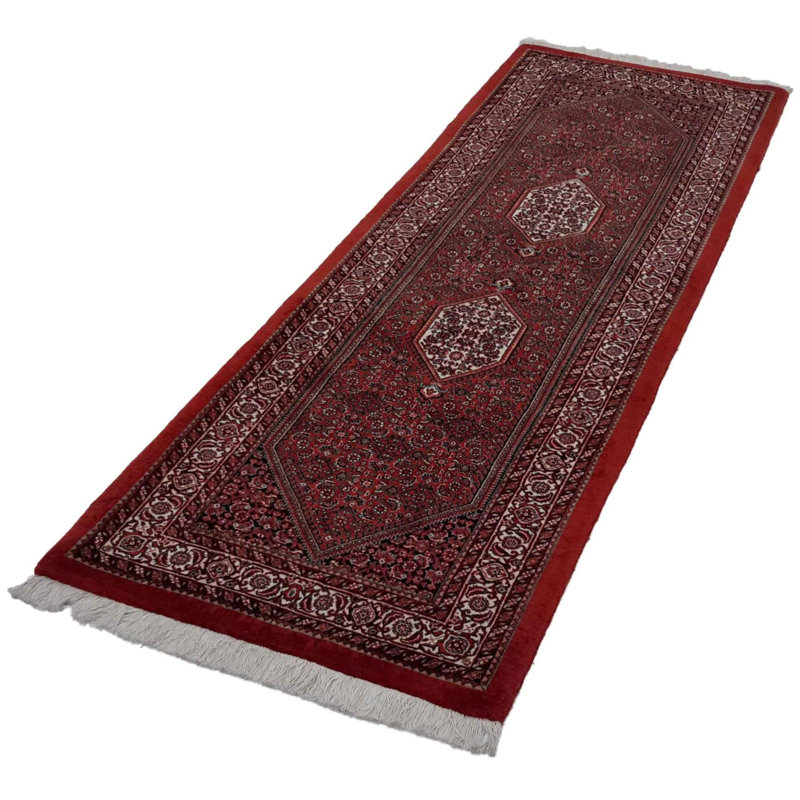 Tapis de couloir oriental en laine / coton 2 pi 5 po x 7 pi 3 po Oriental