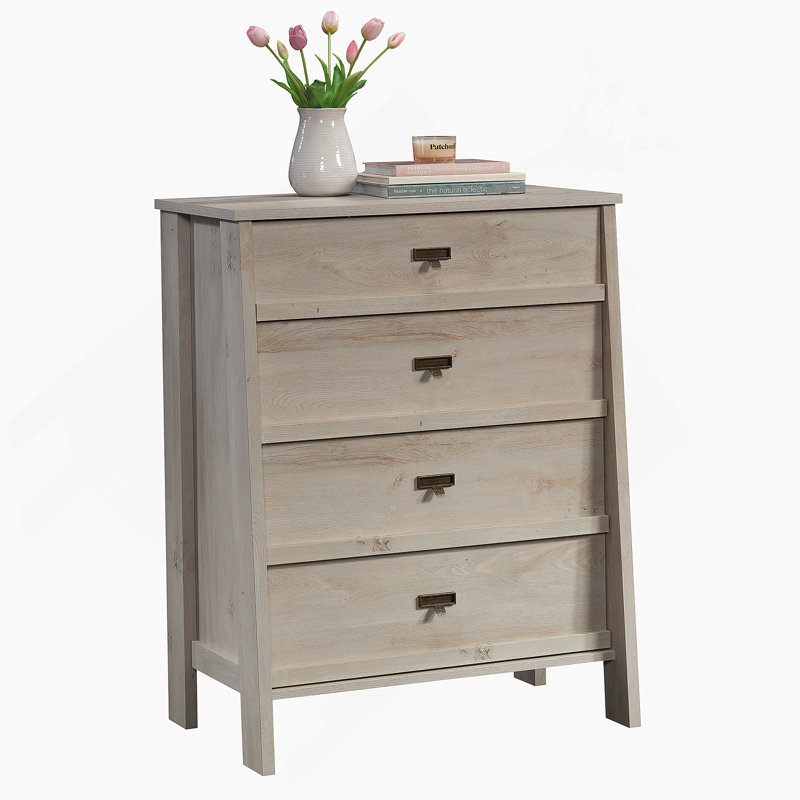 Commode de rangement à 4 tiroirs pour chambre à coucher