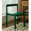 Chaise simple à dossier simple, chaise longue, chaise de salle à manger