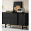Buffet fonctionnel, portes coulissantes et tiroirs doubles-1916721092