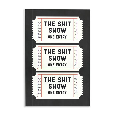 Sh * t Show Bathroom billets, plaque murale avec lettrage et doublure