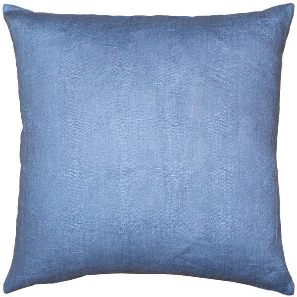 Tuscany Throw Pillow, 20" H x 20" W x 6" D, Pacific Blue