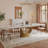 63-94.5" Modern Extendable Dining Table With 8 Dining Chairs