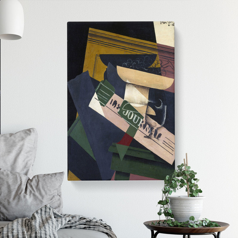 Journal by Juan Gris - Wrapped Canvas, 60cm H x 40cm W x 3cm D