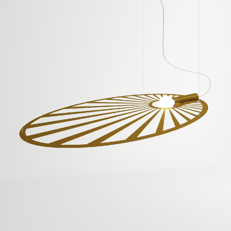 Alissone 1 - Light Geometric Pendant, Gold
