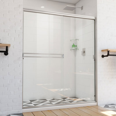 Porte de douche coulissante semi-sans cadre l 60 à 60 po x H 70 3/8 po DreamLine Alliance Pro
