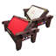 Table de billard et jeu de hockey sur coussin d'air 7 pi 2 en 1 BILLARDHOCKEY avec accessoires