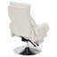 Fauteuil de beauté inclinable pour le visage avec pivot à 360 ° et repose-pieds rétractable, similicuir