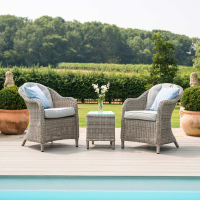 Blais 3 Piece Rattan Lounge Set
