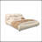Luxurious Upholstered Platform Bed With Oversized Padded Backrest And Solid Wood Frame-753853544-753853546