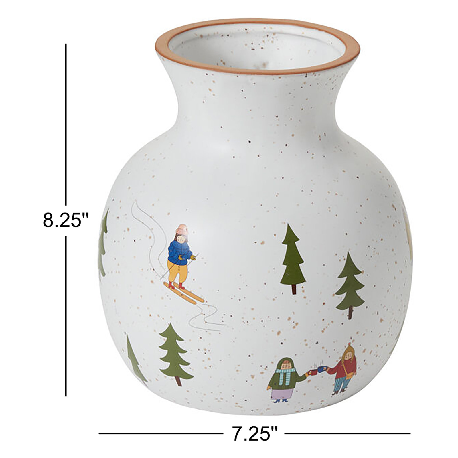 8.25'' Ceramic / Porcelain Table Vase