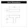 Skylight Collection T-Knob 1-5/8 Inch x 3/8 Inch