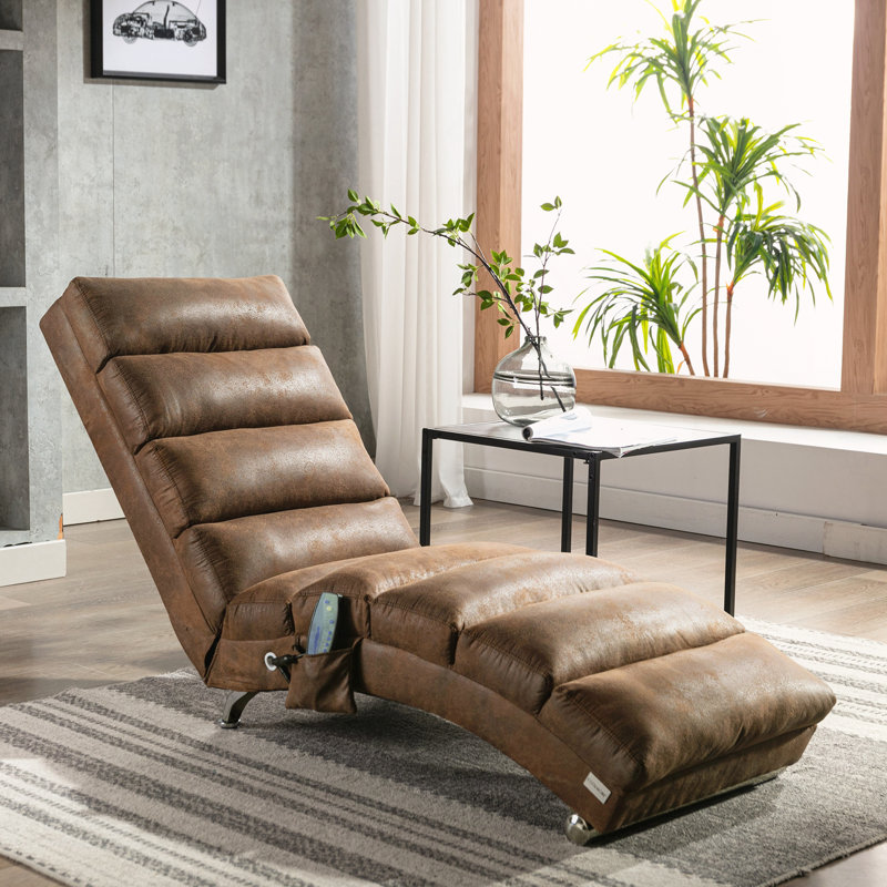 Chaise longue rembourrée, Café