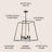 Proto 4 - Light Oil Rubbed Bronze Lantern Pendant
