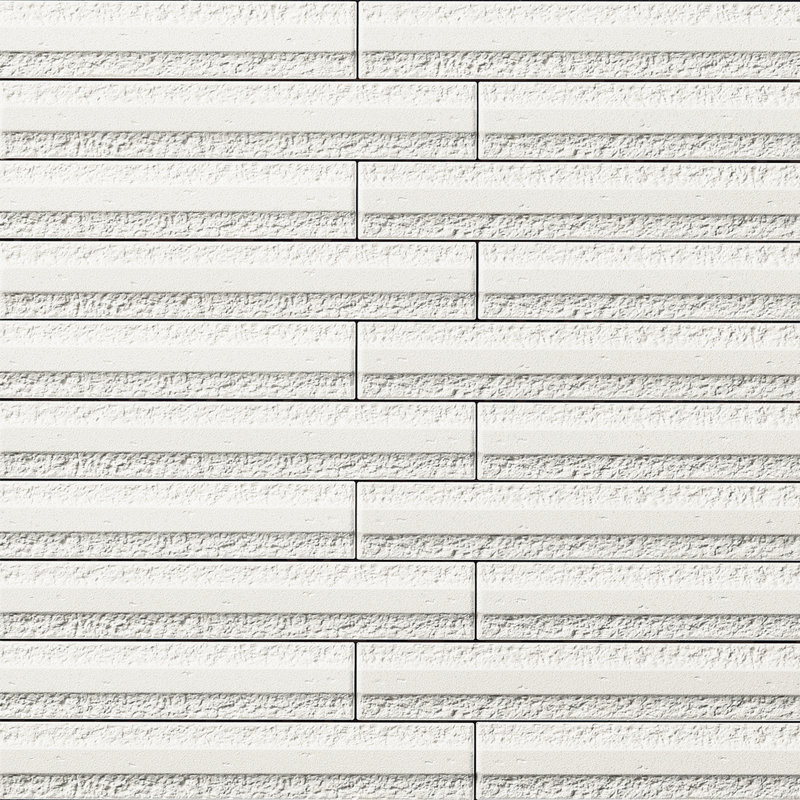 Granas Line 1" x 6" Ceramic Mosaic Wall Tile, White