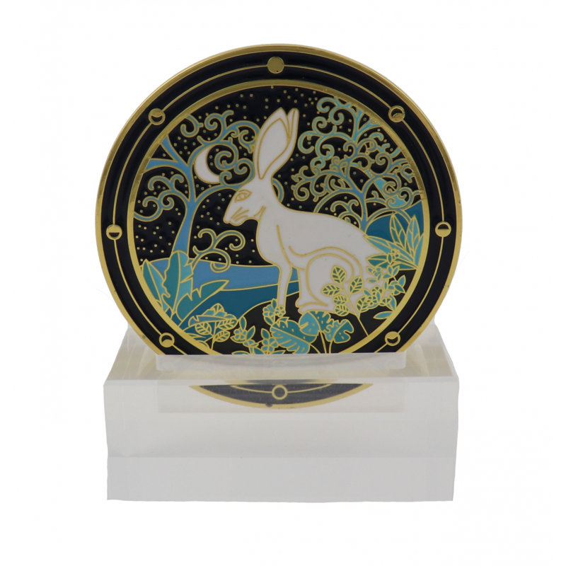 Lapin dans la lune