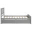 Lit plateforme simple avec deux tiroirs-607033887